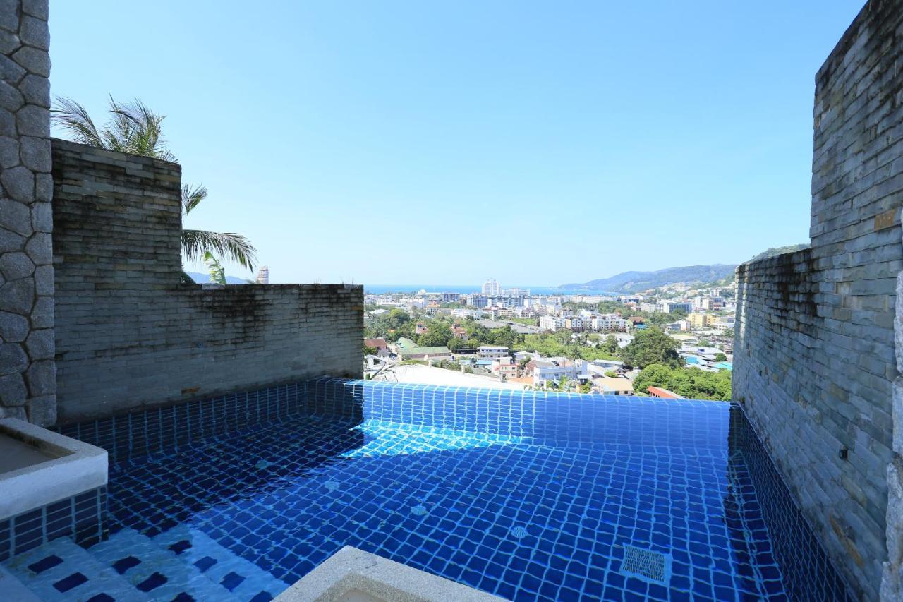 Seaview Villa Patong 芭东海景3卧别墅 5分钟到江西冷 4Bdr Pool Buitenkant foto